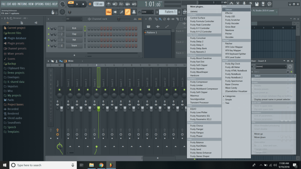 record in fl studio 10