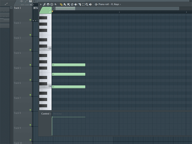 fl studio keys piano roll turn