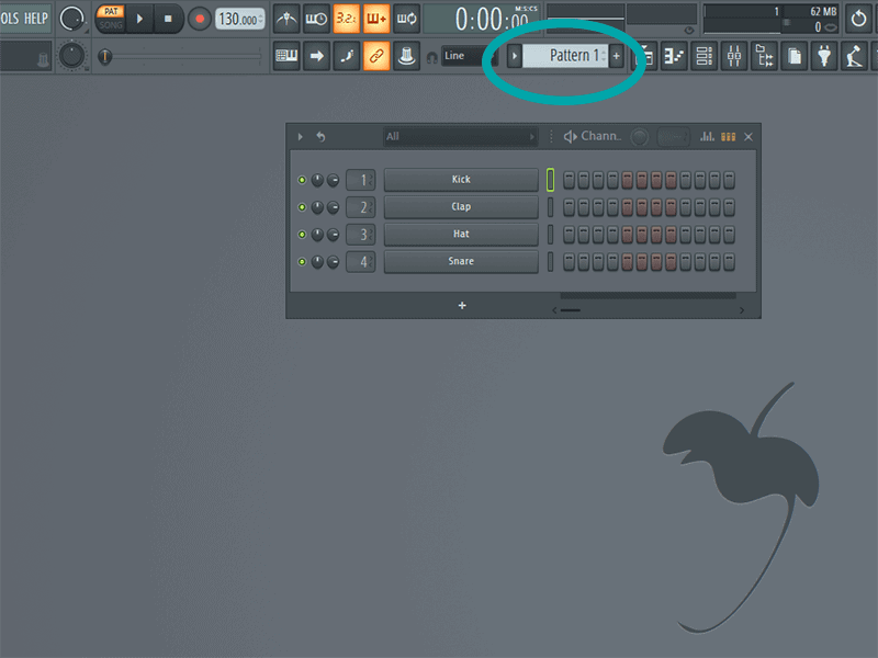 how to move patterns in fl studio